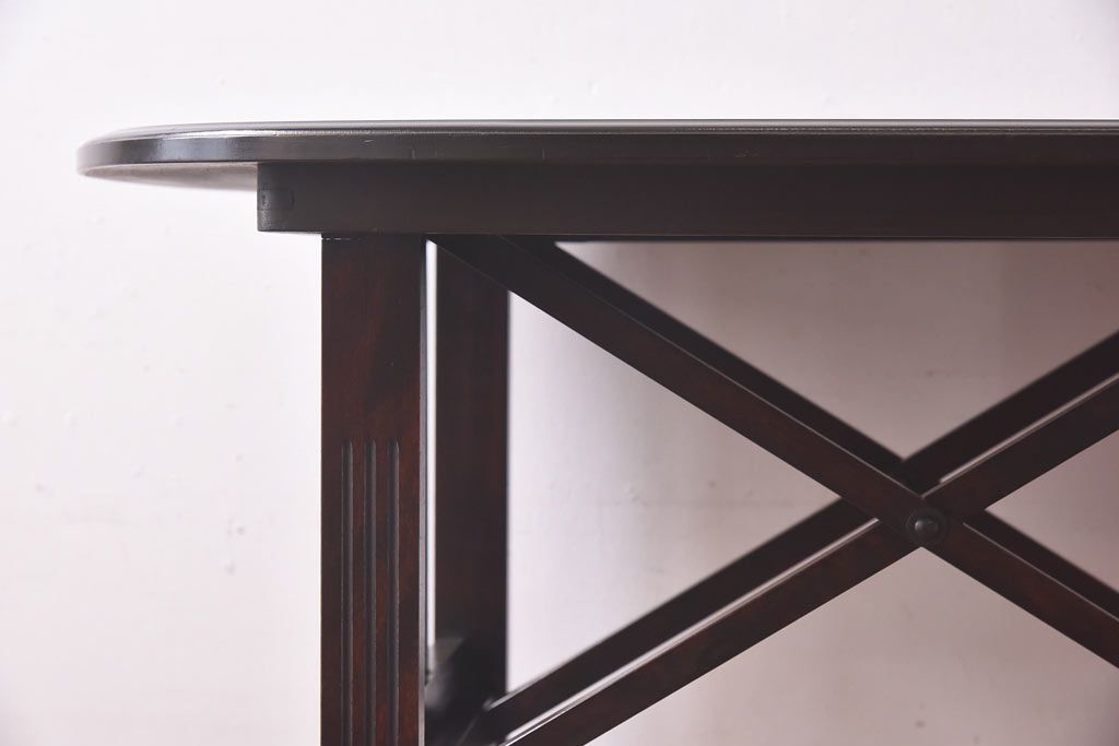 アンティーク雑貨　中古　ヤマハ(日本楽器・山葉)　和モダンな折りたたみテーブル(カフェテーブル、サイドテーブル)