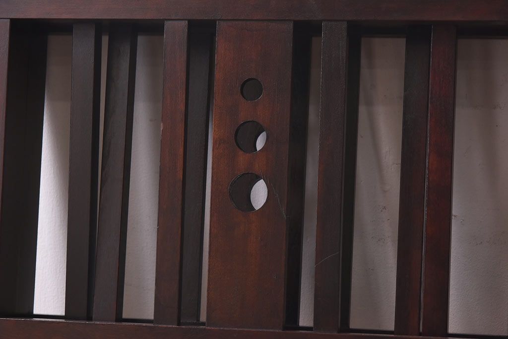 アンティーク雑貨　中古　ヤマハ(日本楽器・山葉)　和モダンな折りたたみテーブル(カフェテーブル、サイドテーブル)