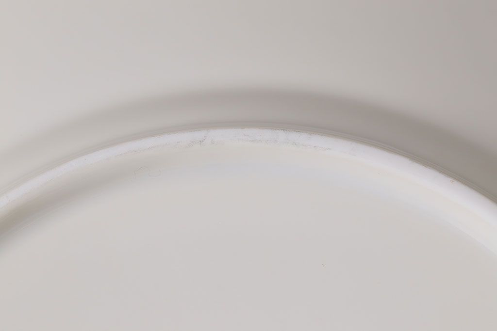中古　ROYAL COPENHAGEN(ロイヤルコペンハーゲン)　ブルーフルーテッド　フルレース　17.5cmプレート2枚セット(洋食器)(定価約6万5千円)(2)