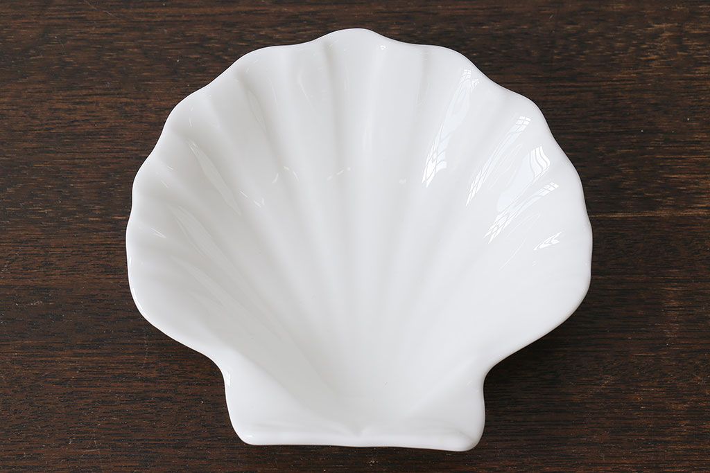 中古　イギリス Wedgwood(ウェッジウッド)　NAUTILUS(ノーチラス)　シェルプレート2枚セット(洋食器)(1)