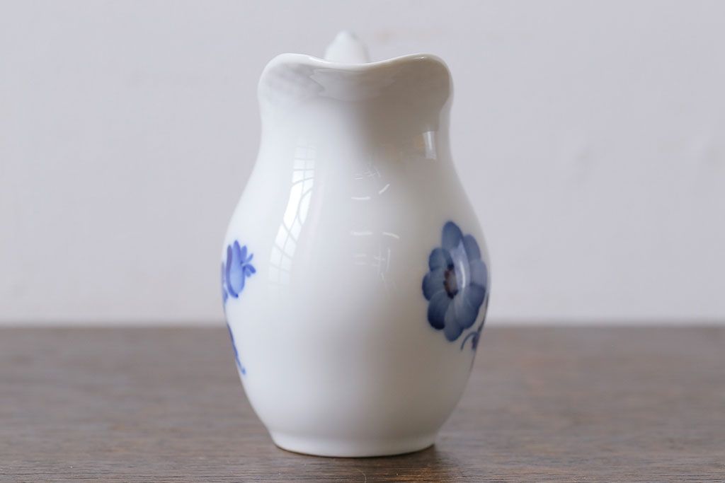 アンティーク雑貨　中古　ROYAL COPENHAGEN(ロイヤルコペンハーゲン)　ブルーフラワー　ジャグS(ミルクポット)(2)