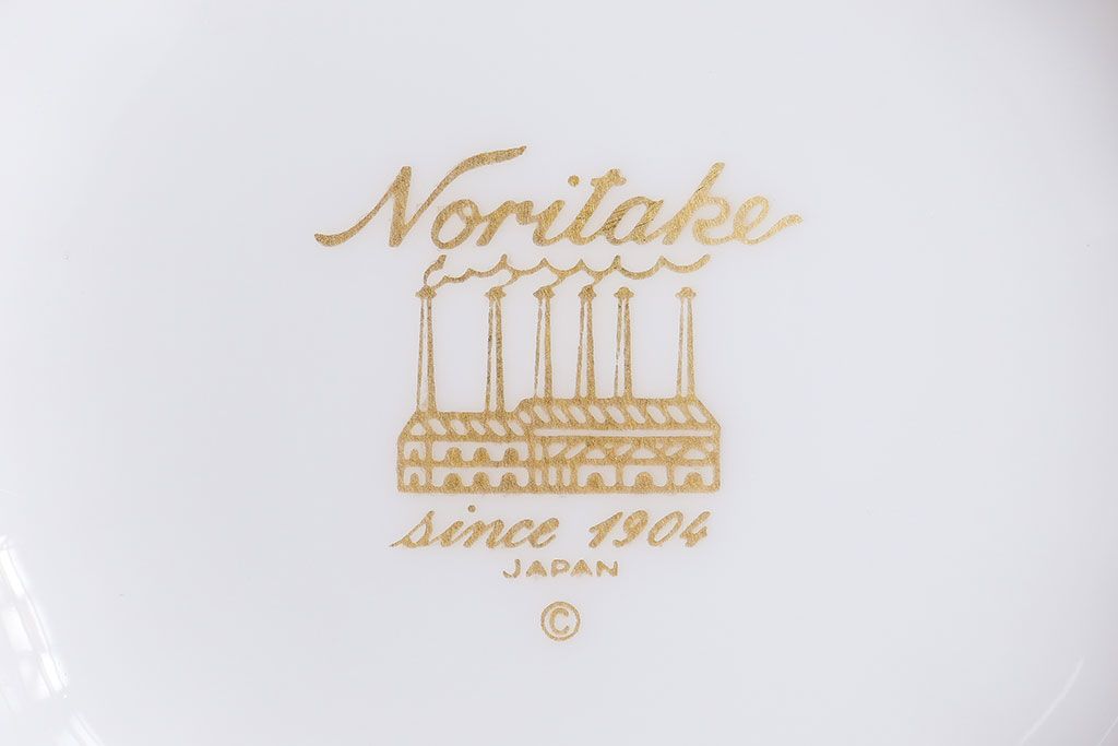 アンティーク雑貨　中古　ノリタケ(Noritake、則武)　ダイヤモンドコレクション印　カップ&ソーサー2客セット(洋食器)