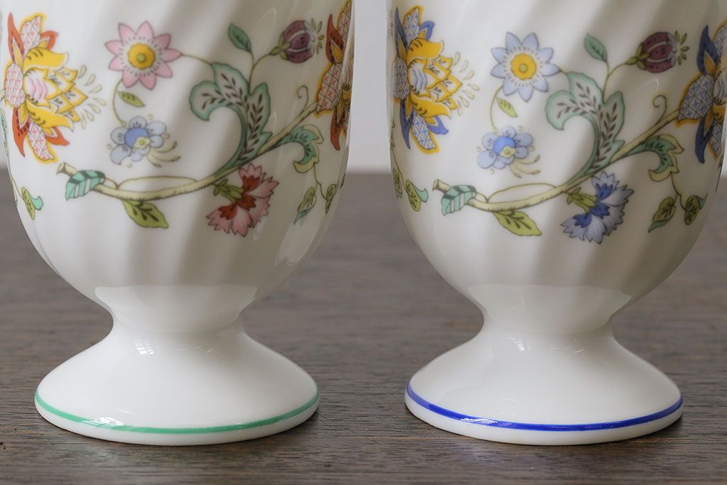 アンティーク雑貨　イギリス　MINTON(ミントン)　Haddon Hall(ハドンホール)　タンブラー2個セット(コップ)