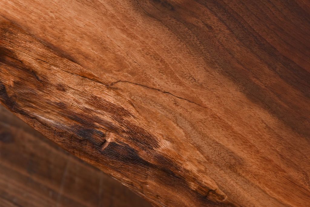 中古美品　ジョージナカシマ　桜製作所　クラロウォールナット材　MINGURENII COFFEE TABLE 　コーヒーテーブル(ジョージ・ナカシマ、ミングレンII、センターテーブル、ローテーブル、机)(定価約95万円)