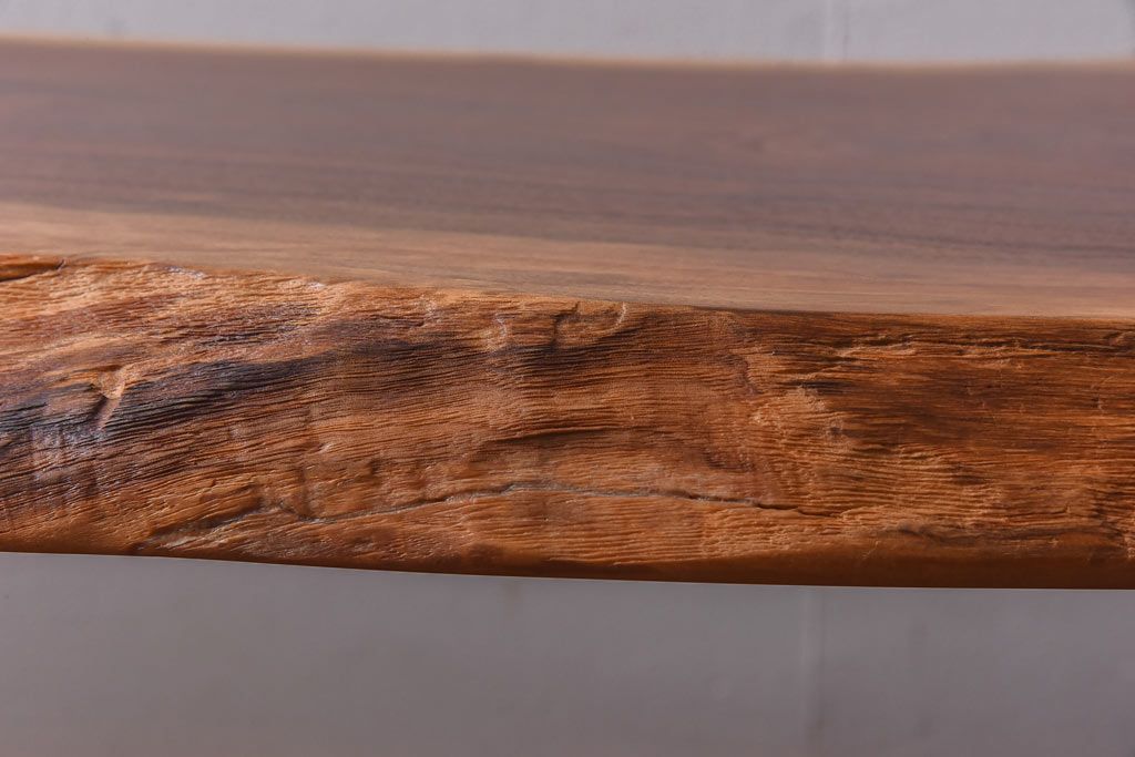 中古美品　ジョージナカシマ　桜製作所　クラロウォールナット材　MINGURENII COFFEE TABLE 　コーヒーテーブル(ジョージ・ナカシマ、ミングレンII、センターテーブル、ローテーブル、机)(定価約95万円)