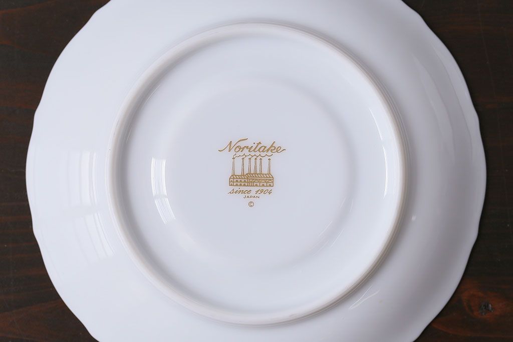 アンティーク雑貨　中古　ノリタケ(Noritake、則武)　ダイヤモンドコレクション印　カップ&ソーサー2客セット(洋食器)(2)