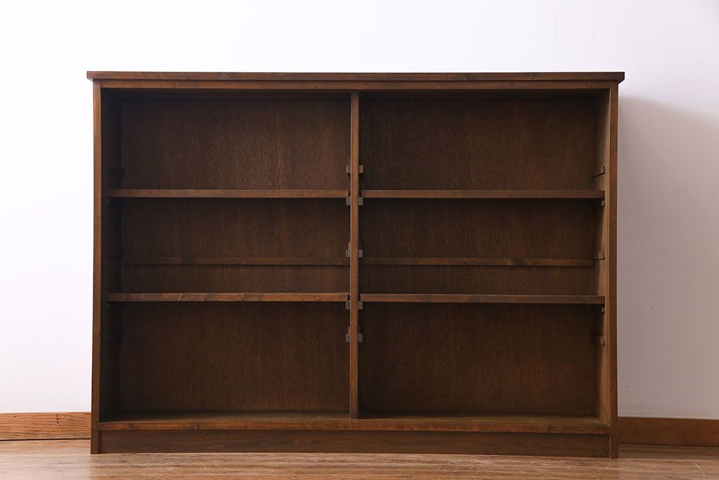 ラフジュ工房オリジナル　古い建具を活かしたガラス戸棚(食器棚、収納棚、陳列棚、キッチンボード)(3)
