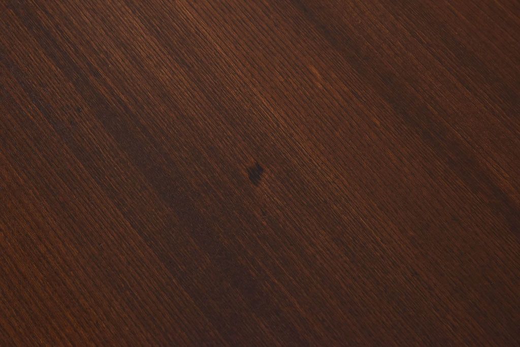 レトロ家具　昭和レトロ　栓材　レトロな模様の象嵌(ぞうがん)入り文机(座卓、ローテーブル、センターテーブル)