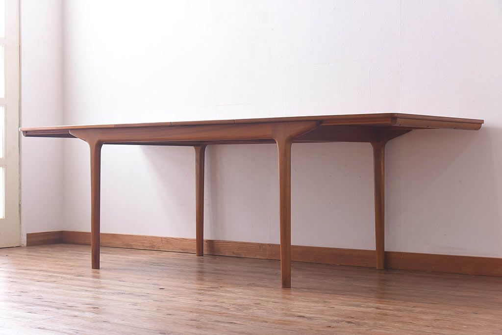 ヴィンテージ家具　北欧ビンテージ　A.H.Mackintosh(マッキントッシュ)エクステンションテーブル(ダイニングテーブル)