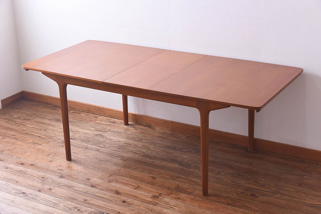 ヴィンテージ家具　北欧ビンテージ　A.H.Mackintosh(マッキントッシュ)エクステンションテーブル(ダイニングテーブル)