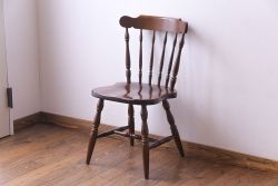 ヴィンテージ家具　飛騨産業　キツツキマーク　上質なデザインのビンテージチェア(椅子)(2)