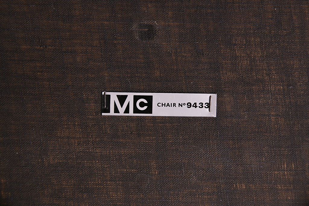 北欧ビンテージ家具　McIntosh(マッキントッシュ)No.9433　ミッドセンチュリーデザインのダイニングチェア(ワークチェア、椅子)(1)