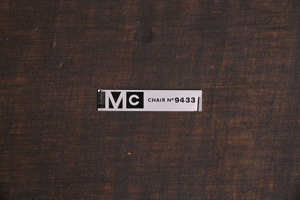 北欧ビンテージ家具　McIntosh(マッキントッシュ)No.9433　シックな北欧スタイルにおすすめのダイニングチェア(ワークチェア、椅子)
