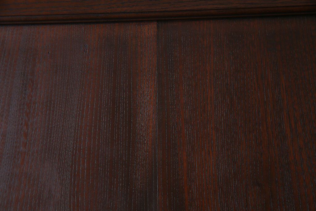 和製アンティーク　希少品!　総ケヤキ材　和の趣を味わえる小さな蔵戸(引き戸、建具、玄関戸)