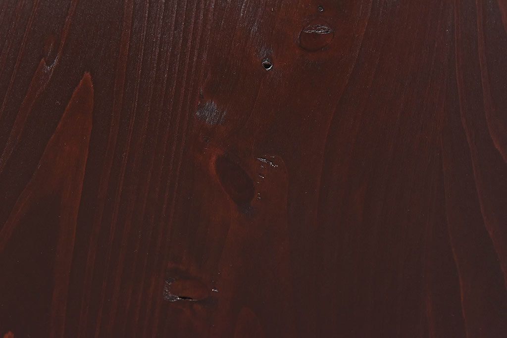 アンティーク家具　昭和中期　艶やかな漆塗りが目を惹く時代箪笥ローボード(戸棚、収納棚、リビングボード)