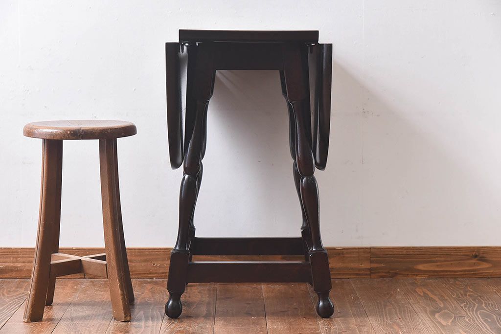 中古美品　松本民芸家具　#83型　上品な印象のバタフライ卓(バタフライテーブル、エクステンションテーブル)