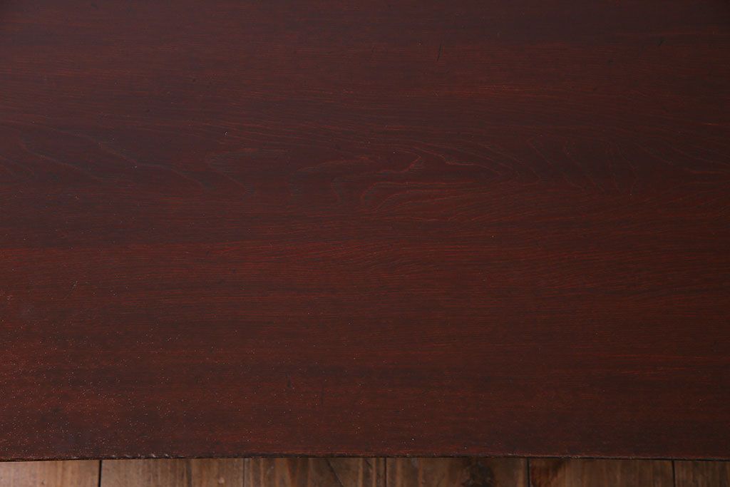 レトロ家具　昭和期　折り畳み式　シンプルなデザインのレトロな座卓(ちゃぶ台、ローテーブル、センターテーブル)