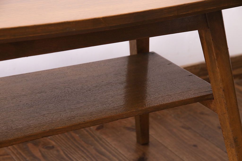 レトロ家具 昭和レトロ ナラ材 昔懐かしい風合いのセンター