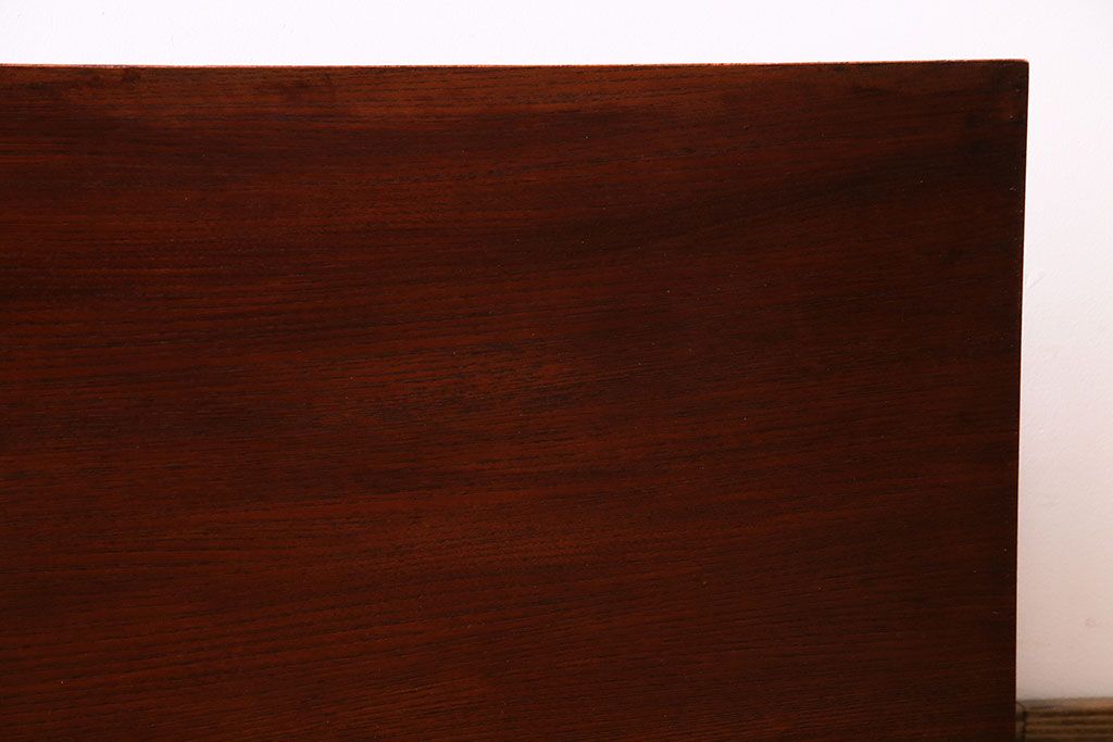 アンティーク雑貨　和製アンティーク　漆塗り　筆返し付き　上質な和を演出する一枚板(古材、棚板、材料)