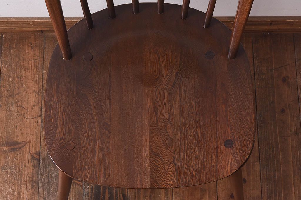 ヴィンテージ家具　イギリス　ERCOL(アーコール)　ビンテージ　ウィンザーダイニングチェア(イス)