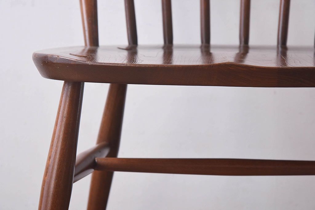 ヴィンテージ家具　イギリス　ERCOL(アーコール)　ビンテージ　ウィンザーダイニングチェア(イス)