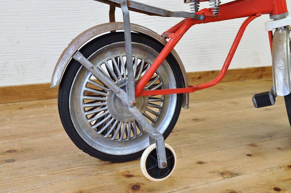 アンティーク雑貨　デッドストック品　古い子供自転車(三輪車)1