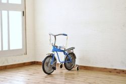 アンティーク雑貨　デッドストック品　古い子供自転車(三輪車)2