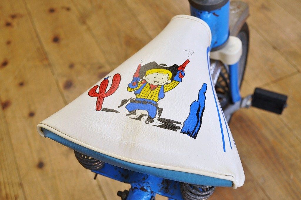 アンティーク雑貨　デッドストック品　古い子供自転車(三輪車)2