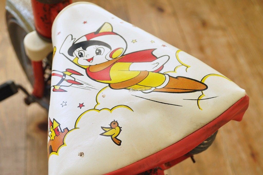 アンティーク雑貨　デッドストック品　古い子供自転車(三輪車)3