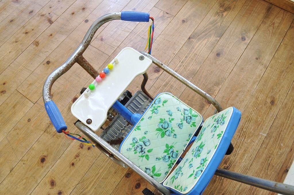アンティーク雑貨　デッドストック品　古い子供自転車(三輪車)5