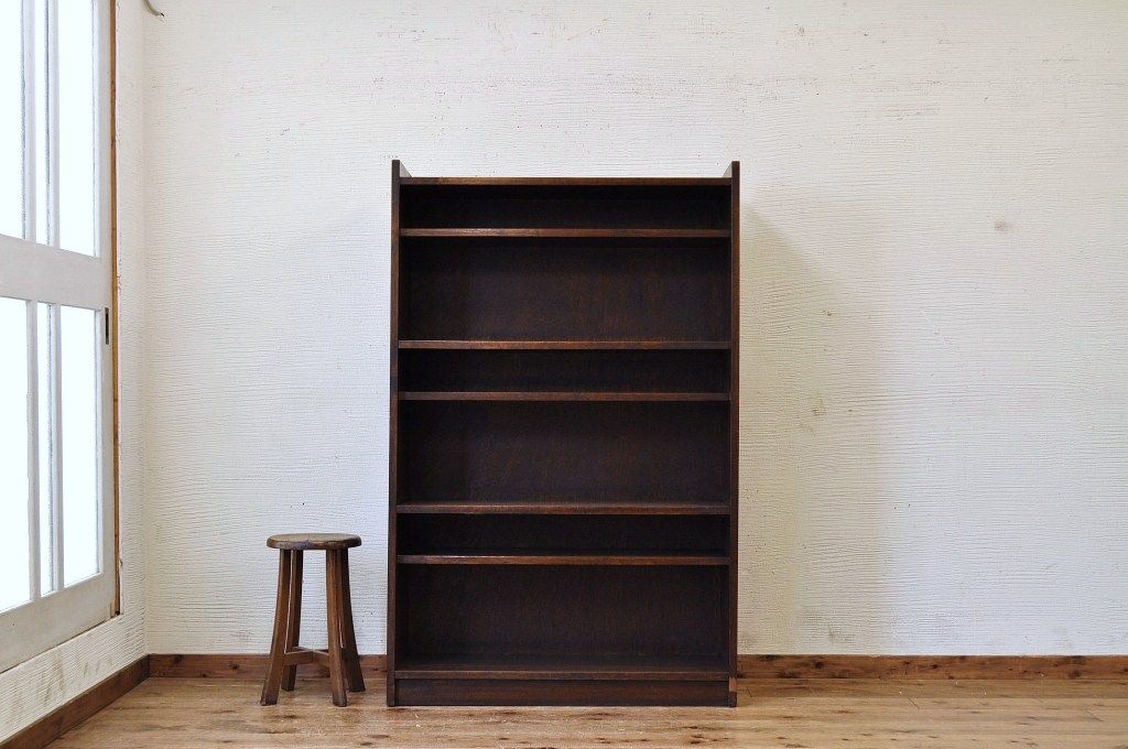 美品!古い木の大振りな収納棚