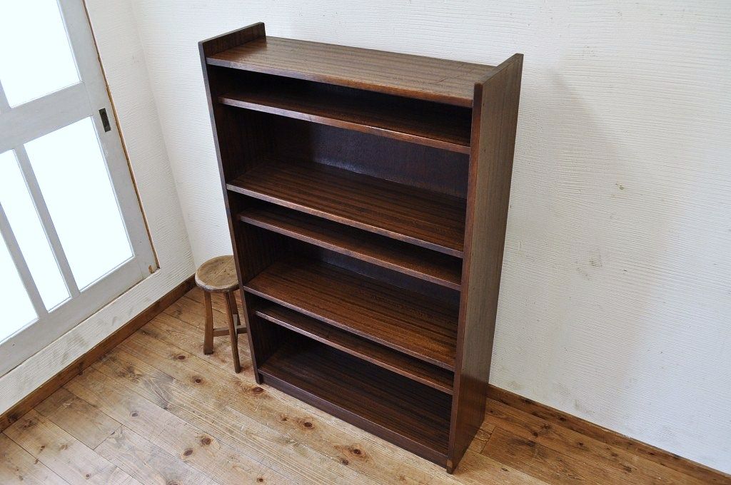 美品!古い木の大振りな収納棚