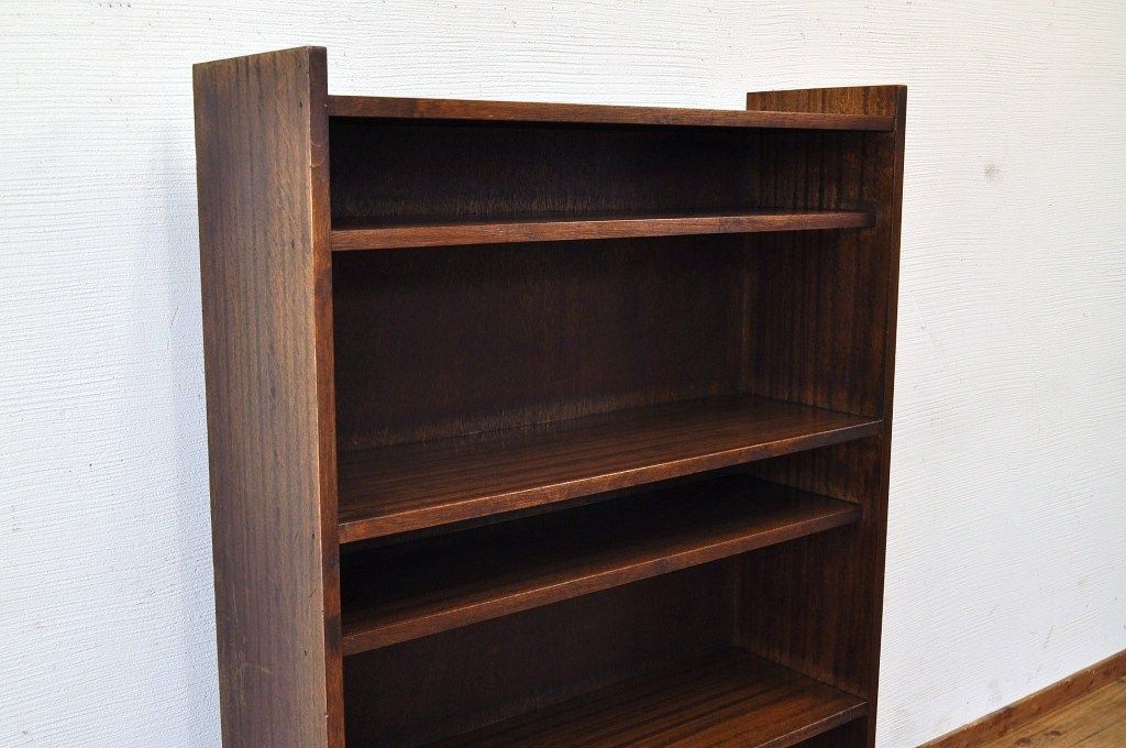 美品!古い木の大振りな収納棚
