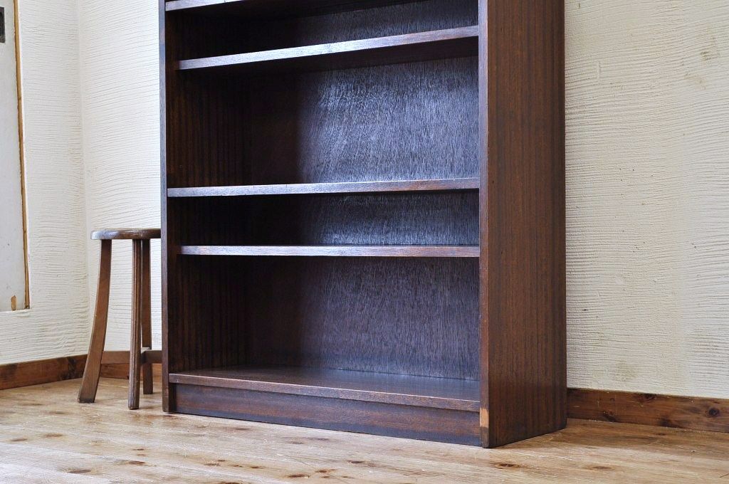 美品!古い木の大振りな収納棚