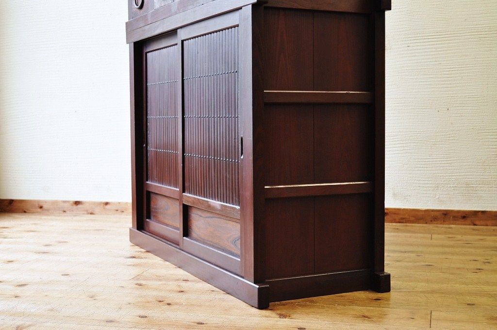 アンティーク家具　極上!状態の素晴らしい四尺近江水屋箪笥