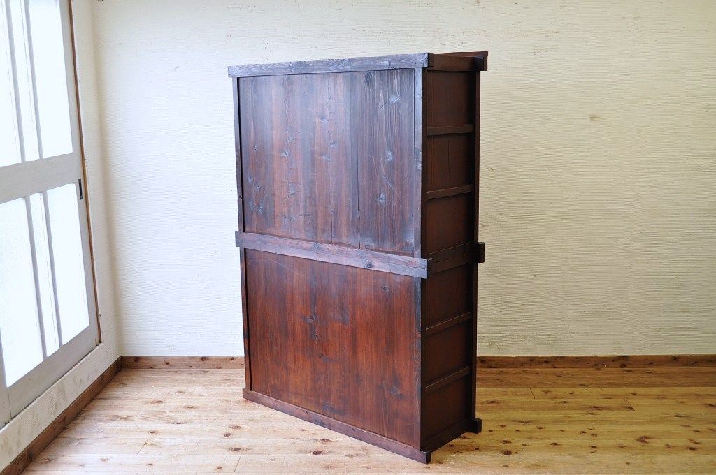 アンティーク家具　極上!状態の素晴らしい四尺近江水屋箪笥
