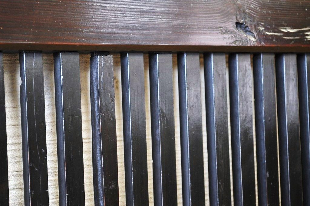 古いお家の時代格子帯戸4枚セット