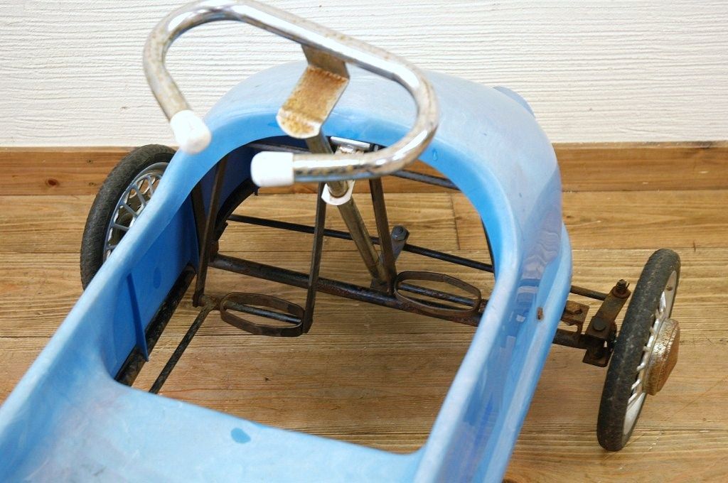 アンティーク雑貨　珍品希少!古いお家の子ども三輪車