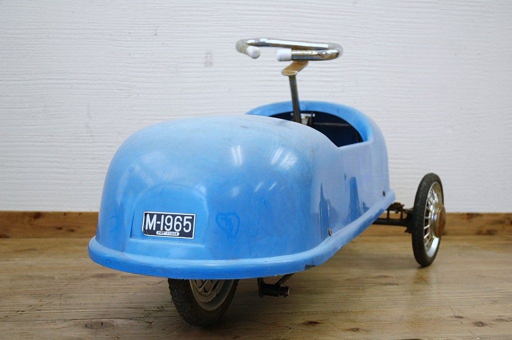 アンティーク雑貨　珍品希少!古いお家の子ども三輪車