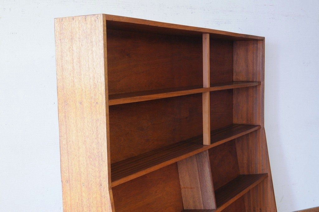アンティーク家具　特大!!古い学校の大きな本棚6