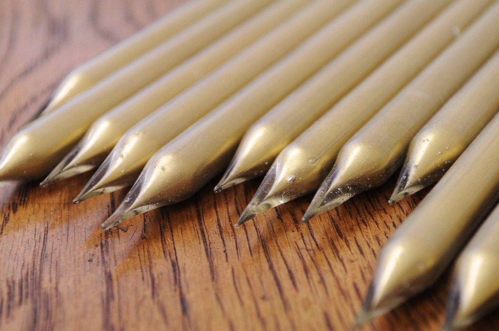 アンティーク雑貨　昭和レトロなガラスペン12本セット(3)