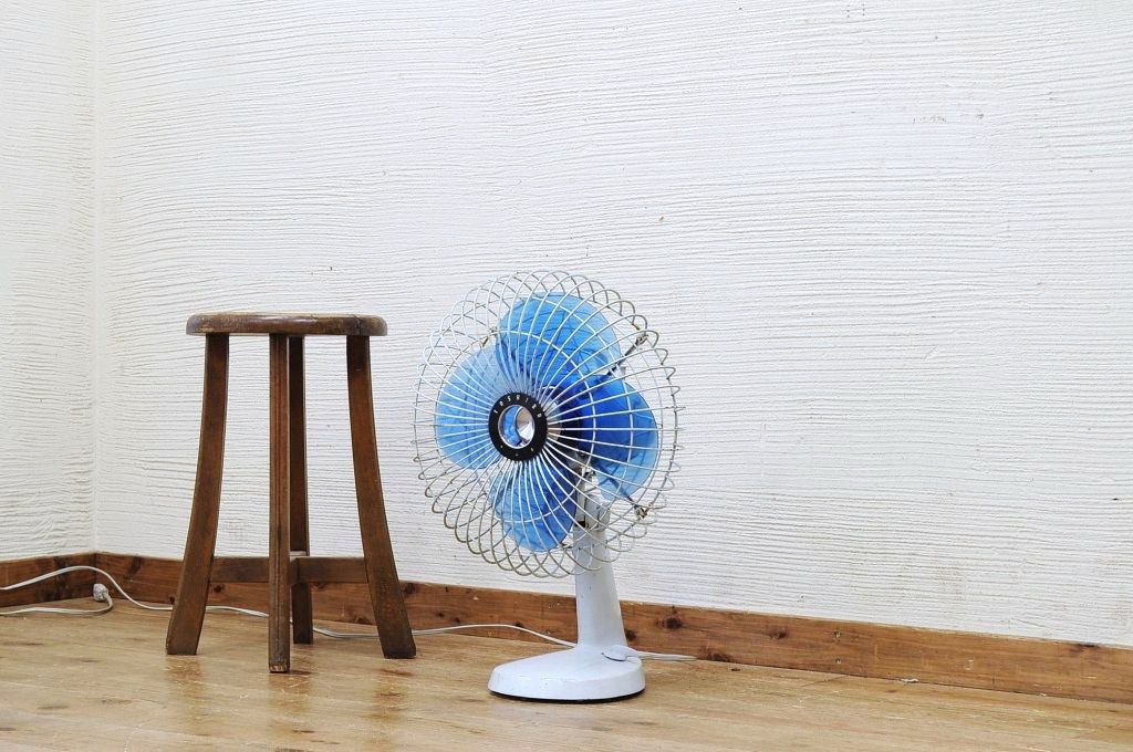 アンティーク雑貨　レトロなデザインの扇風機2
