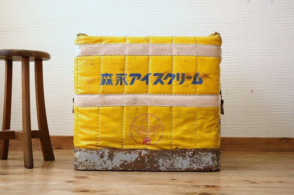 アンティーク雑貨　珍品希少!古い森永アイスボックス