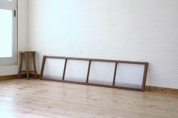 古い木味のダイヤガラス明り取り3