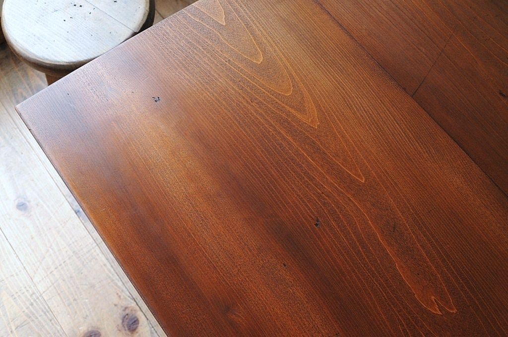 レトロ家具　★古い鉄脚のレトロなテーブル7