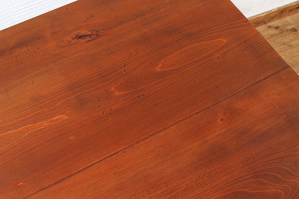 レトロ家具　★古い鉄脚のレトロなテーブル7