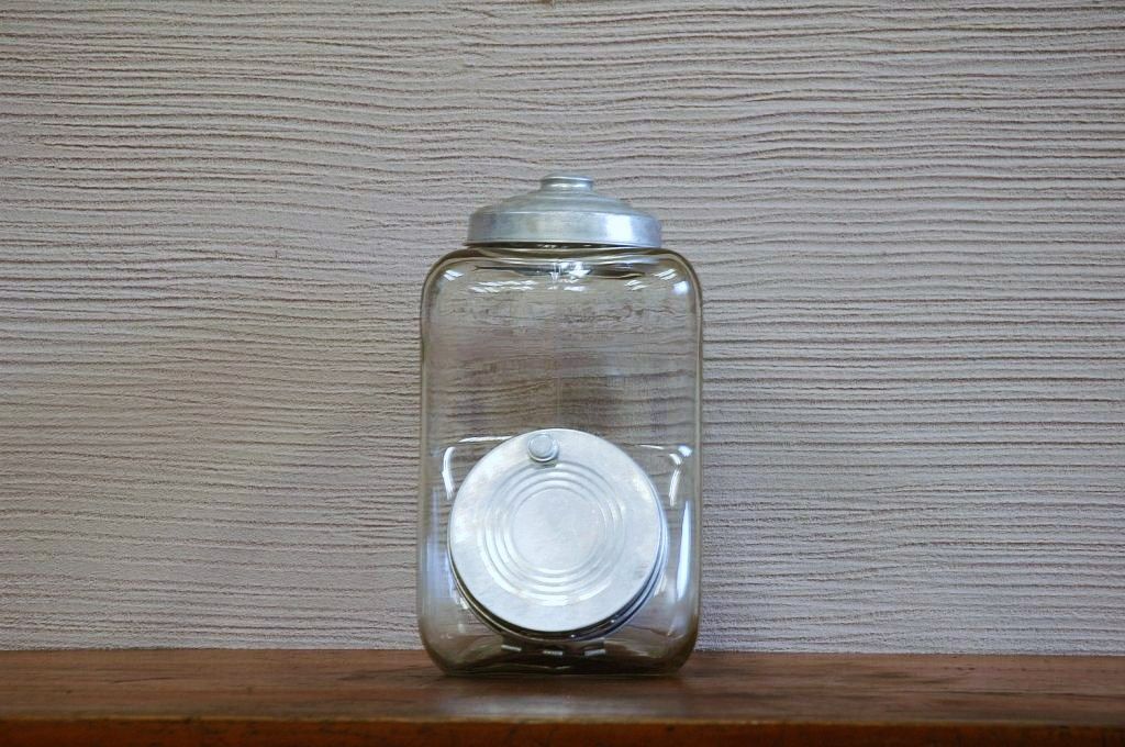 アンティーク雑貨　珍品希少!古いタバコ屋のレトロなガラスビン7