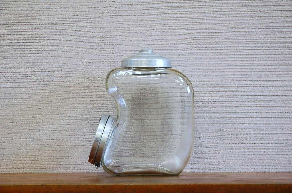 アンティーク雑貨　珍品希少!古いタバコ屋のレトロなガラスビン7