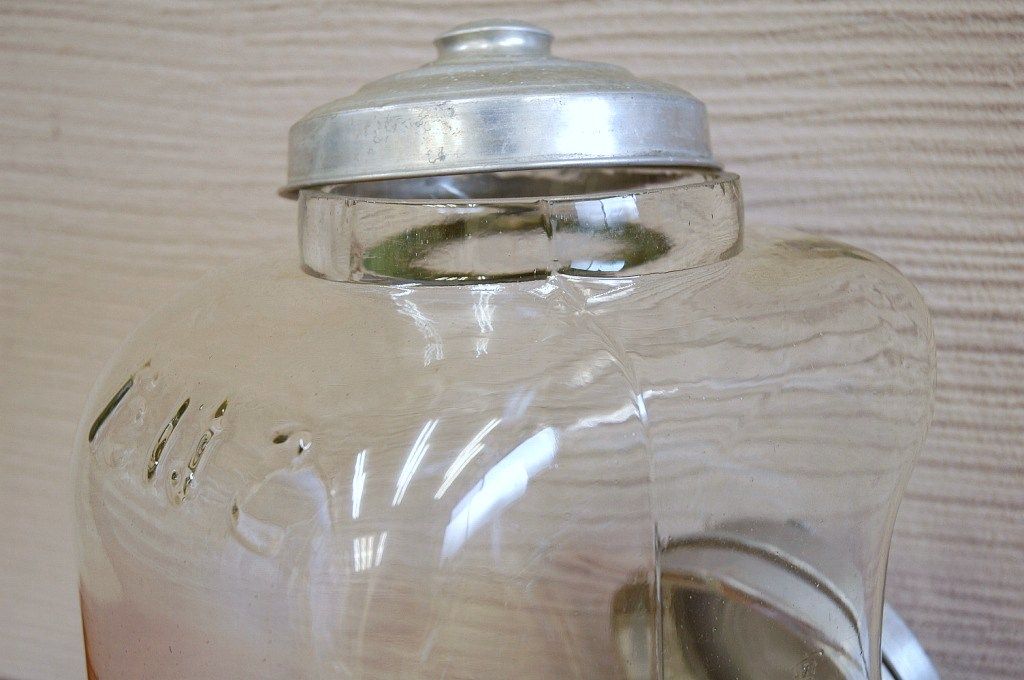 アンティーク雑貨　珍品希少!古いタバコ屋のレトロなガラスビン7