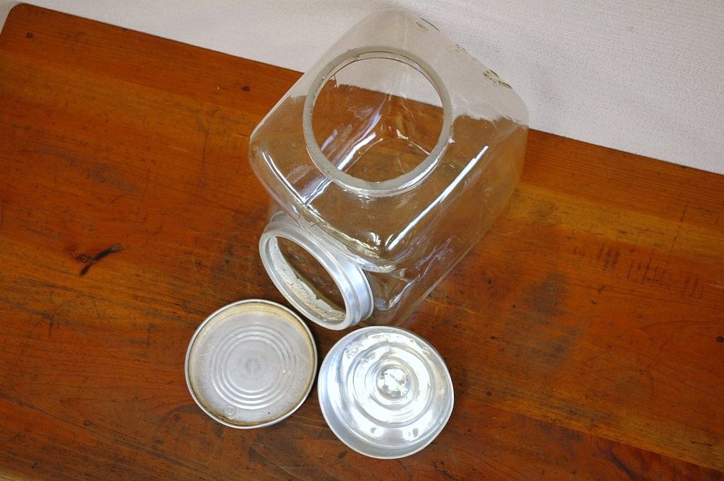 アンティーク雑貨　珍品希少!古いタバコ屋のレトロなガラスビン7